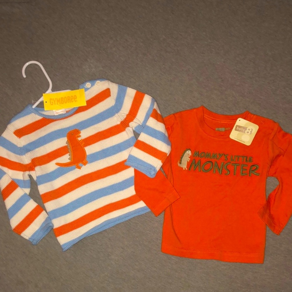 Gymboree Baby Boys Size 12-18 Months 2 Piece Sweater Bundle New With Tags